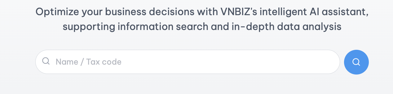 VNBIZ AI Assistant Interface